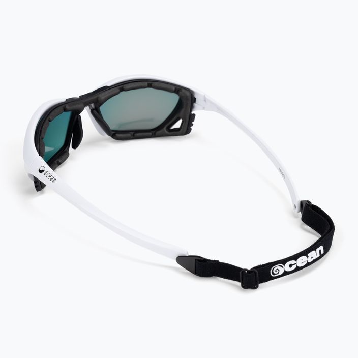 Okulary przeciwsłoneczne Ocean Sunglasses Lake Garda shiny white/revo red 2