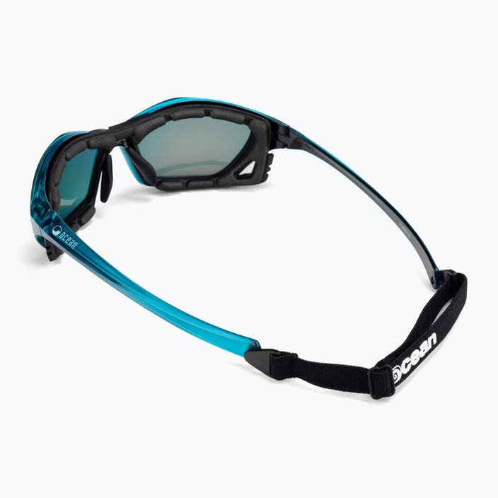 Okulary przeciwsłoneczne Ocean Sunglasses Lake Garda blue transparent/revo red 2