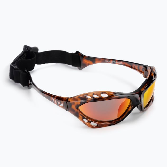 Okulary przeciwsłoneczne Ocean Sunglasses Cumbuco demi brown/revo red