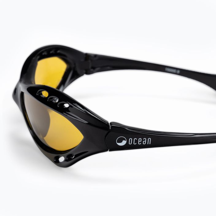 Okulary przeciwsłoneczne Ocean Sunglasses Cumbuco shiny black/yellow 4