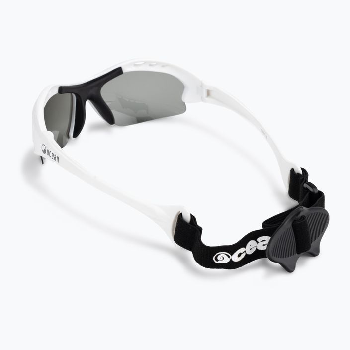 Okulary przeciwsłoneczne Ocean Sunglasses Mauricio shiny white/smoke 3