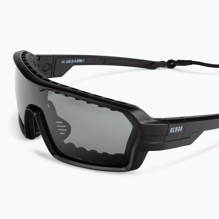 Okulary przeciwsłoneczne Ocean Sunglasses Chameleon matte black/smoked/black 5