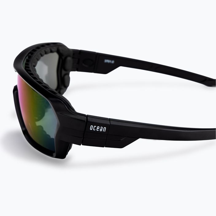 Okulary przeciwsłoneczne Ocean Sunglasses Chameleon matte black/revo blue/black 4