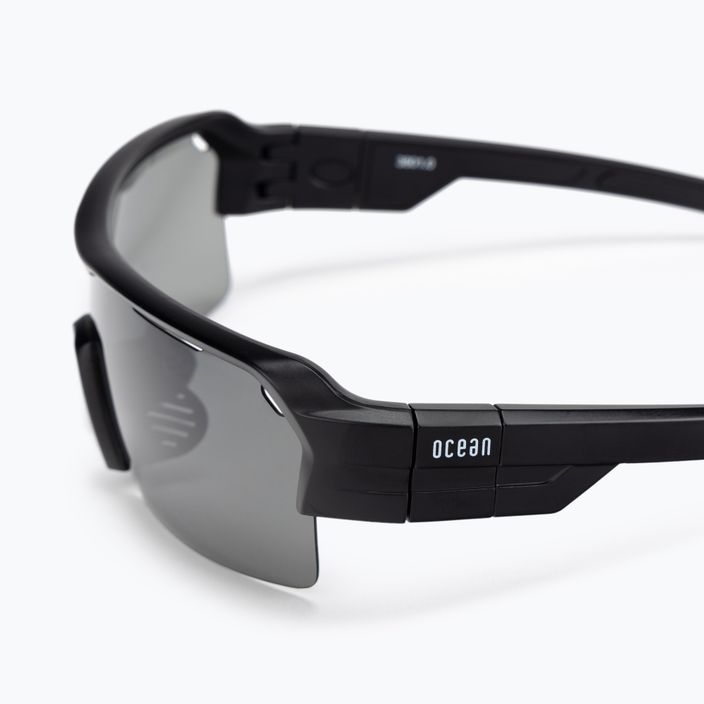 Okulary przeciwsłoneczne Ocean Sunglasses Race matte black/smoked/black 4