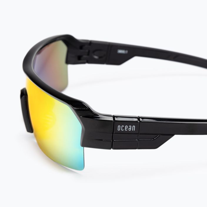 Okulary przeciwsłoneczne Ocean Sunglasses Race shiny black/red revo 4