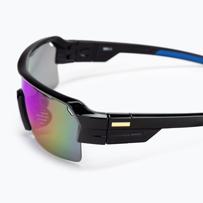 Okulary przeciwsłoneczne Ocean Sunglasses Race shinny black/revo blue/blue 4