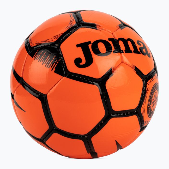 Piłka do piłki nożnej Joma Egeo fluor coral/black rozmiar 4 2