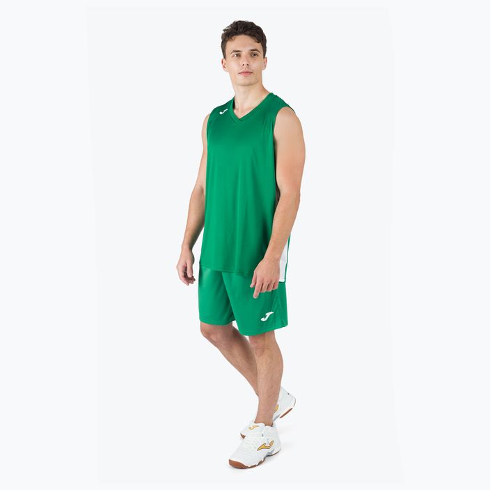 Koszulka koszykarska męska Joma Cancha III green/white 5