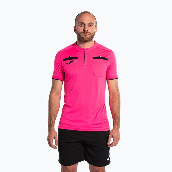 Koszulka piłkarska męska Joma Referee fluor pink