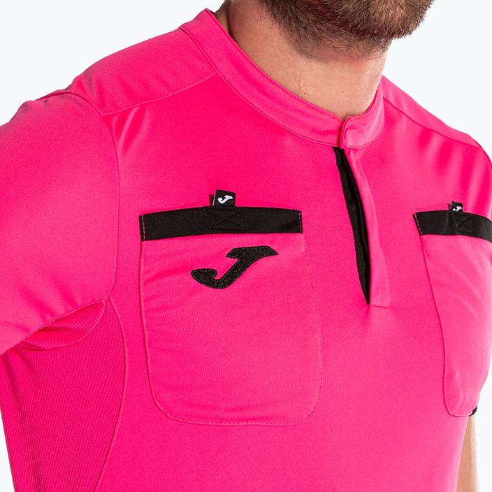 Koszulka piłkarska męska Joma Referee fluor pink 3