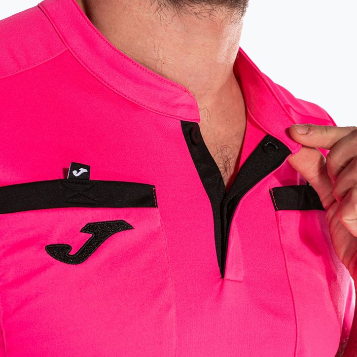 Koszulka piłkarska męska Joma Referee fluor pink 4