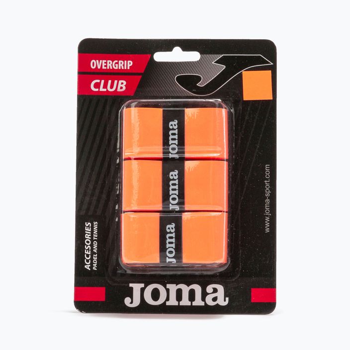 Owijki do rakiet tenisowych Joma Club Cuhsion 3 szt. fluor orange