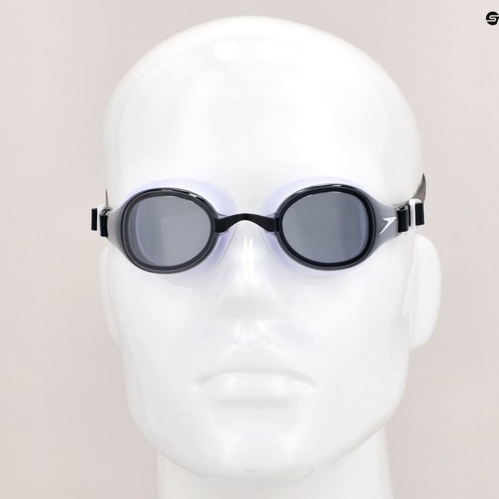 Okulary do pływania dziecięce Speedo Hydropure Junior black/white/smoke 7