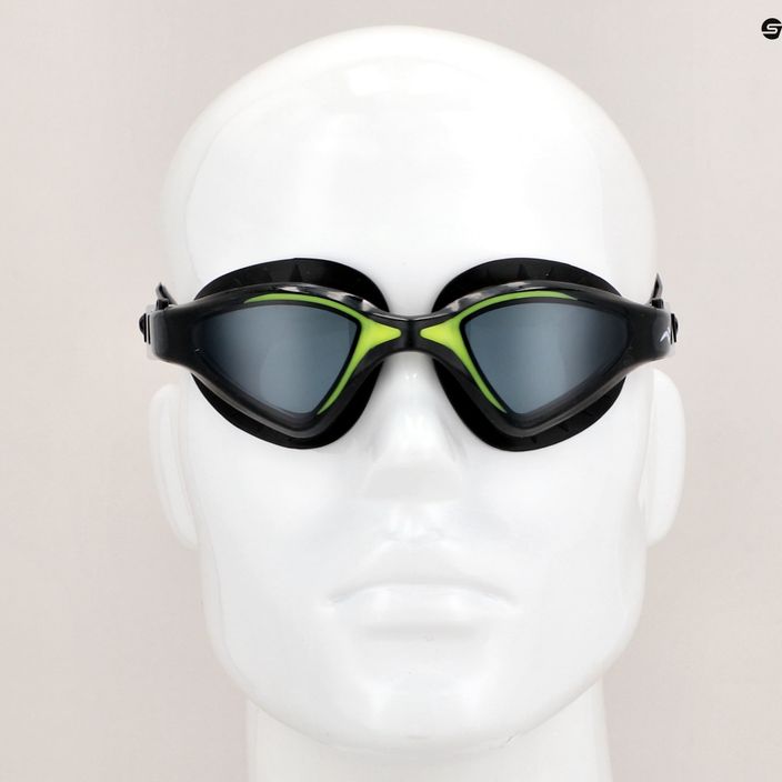 Okulary do pływania AQUA-SPEED Raptor czarne/zielone 7