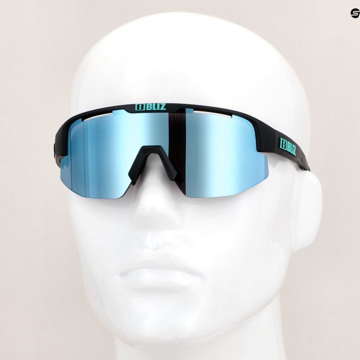 Okulary przeciwsłoneczne Bliz Matrix Small black/smoke ice blue multi 6