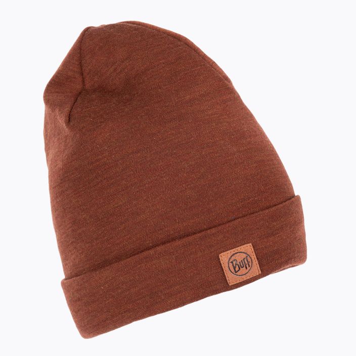 Czapka BUFF Heavyweight Merino Wool Hat czerwona 111170