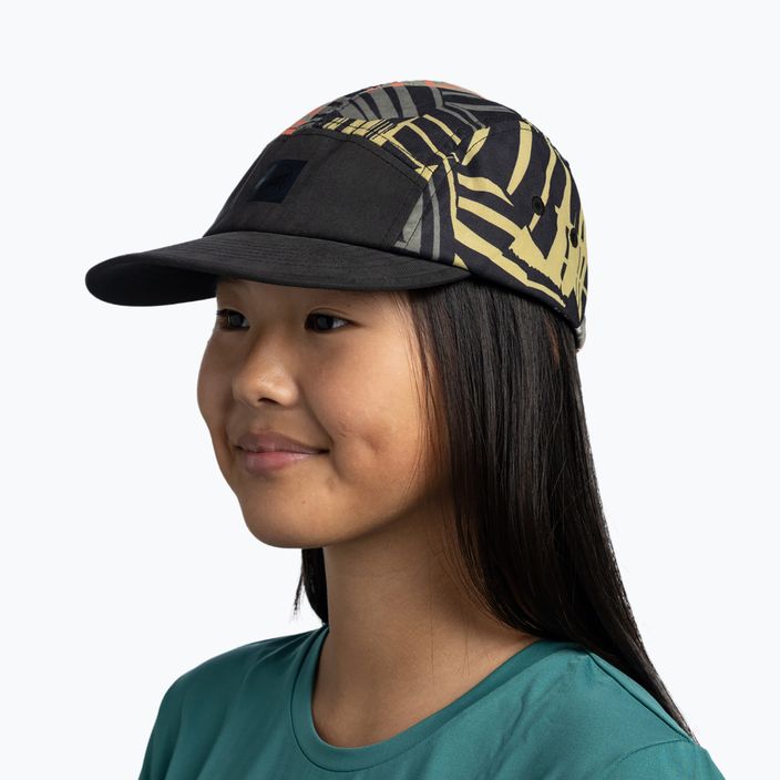 Czapka z daszkiem dziecięca BUFF 5 Panels Noru black 10