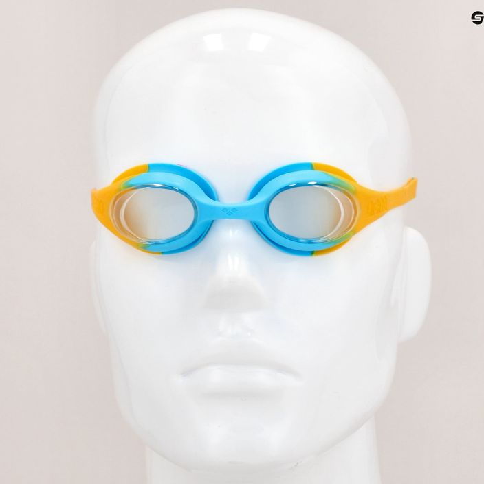 Okulary do pływania dziecięce arena Spider clear/yellow/lightblue 7
