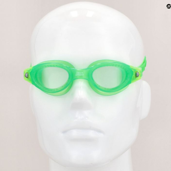Okulary do pływania dziecięce AQUA-SPEED Pacific Jr zielone 7