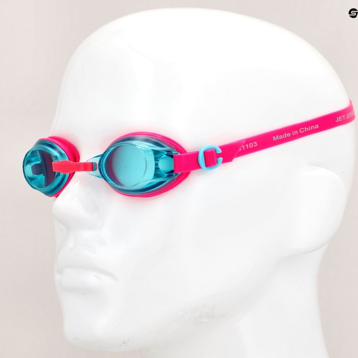 Okulary do pływania dziecięce Speedo Jet V2 B981 ecstatic pink/aquatic blue 6