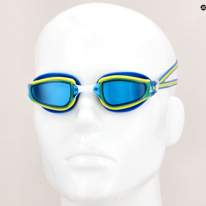 Okulary do pływania Aquasphere Fastlane blue/yellow/blue 8