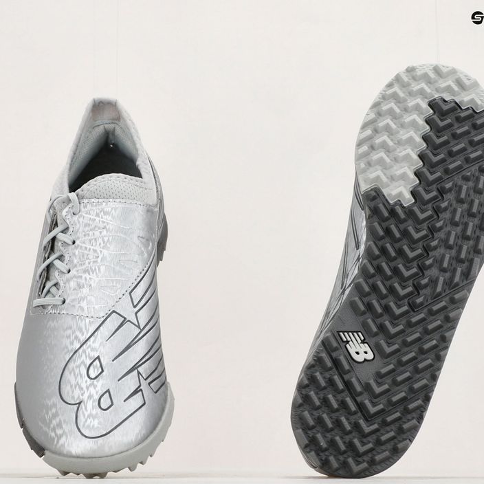 Buty piłkarskie dziecięce New Balance Furon v7 Dispatch JNR TF silver 12