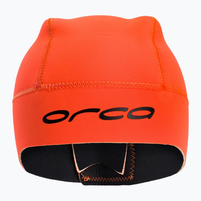 Czepek neoprenowy Orca Swim Hat high vis orange 2