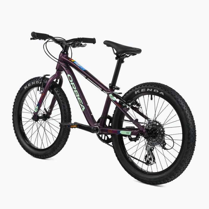 Rower dziecięcy Orbea MX 20 Dirt 2023 purple/mint 3