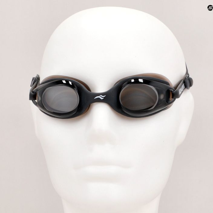 Okulary do pływania dziecięce AQUA-SPEED Ariadna czarne/ciemne 7