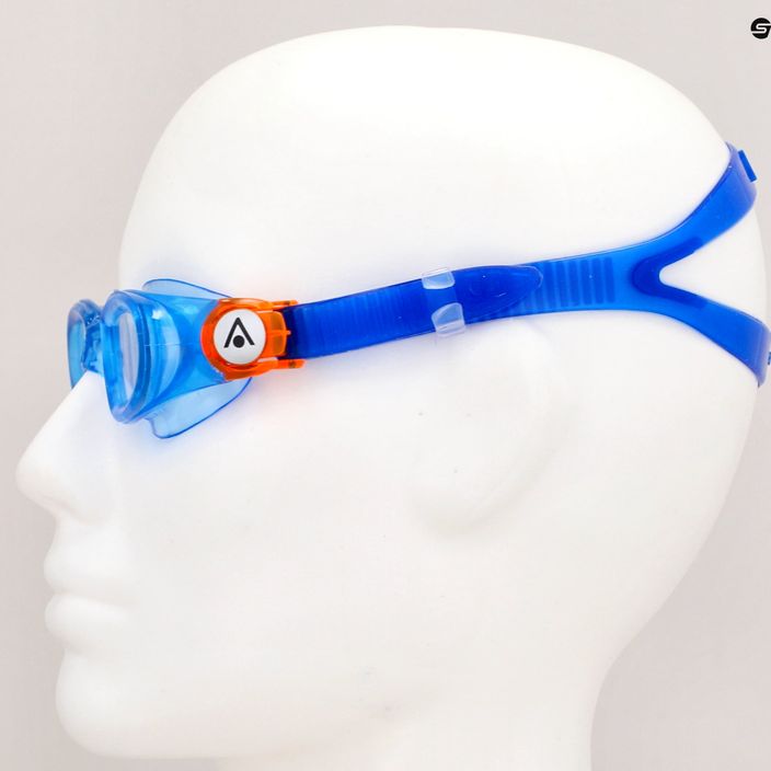 Okulary do pływania dziecięce Aquasphere Moby Kid blue/orange/clear 7