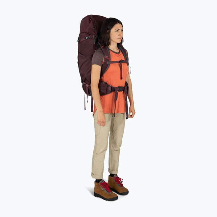 Plecak trekkingowy damski Osprey Kyte 58 l elderberry purple 9