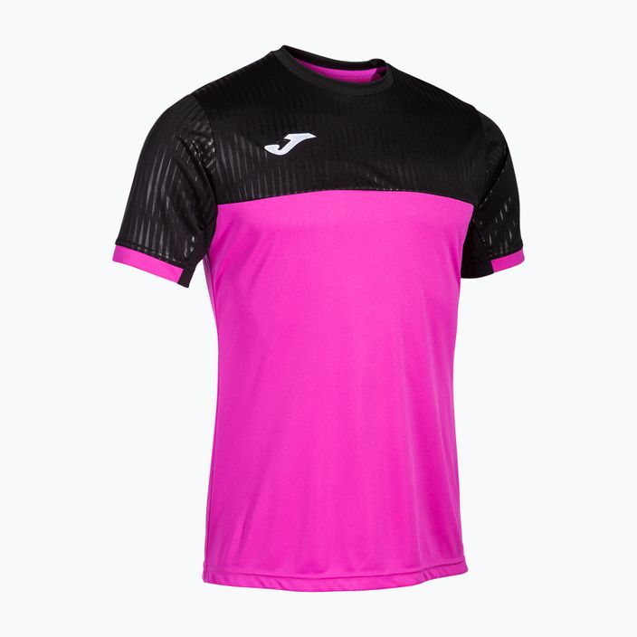 Koszulka tenisowa męska Joma Montreal fluorescent pink/black 5