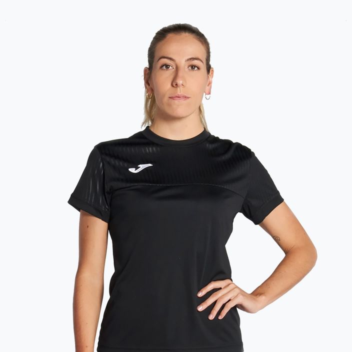 Koszulka tenisowa damska Joma Montreal black 4