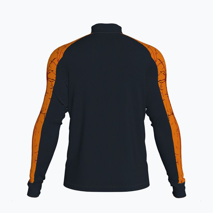 Bluza do biegania męska Joma Elite IX black/orange 2