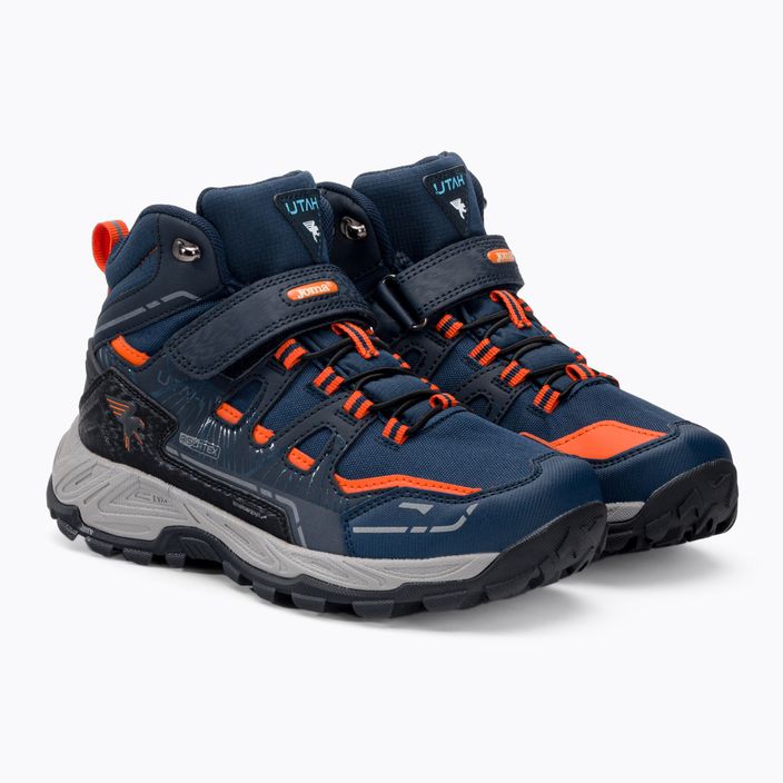 Buty trekkingowe dziecięce Joma J.Utah Jr navy/orange fluor 4
