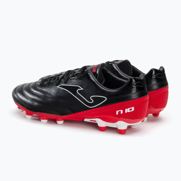 Buty piłkarskie męskie Joma Numero-10 FG black/red 3