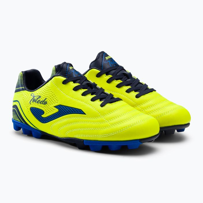 Buty piłkarskie dziecięce Joma Toledo HG lemon fluor 3