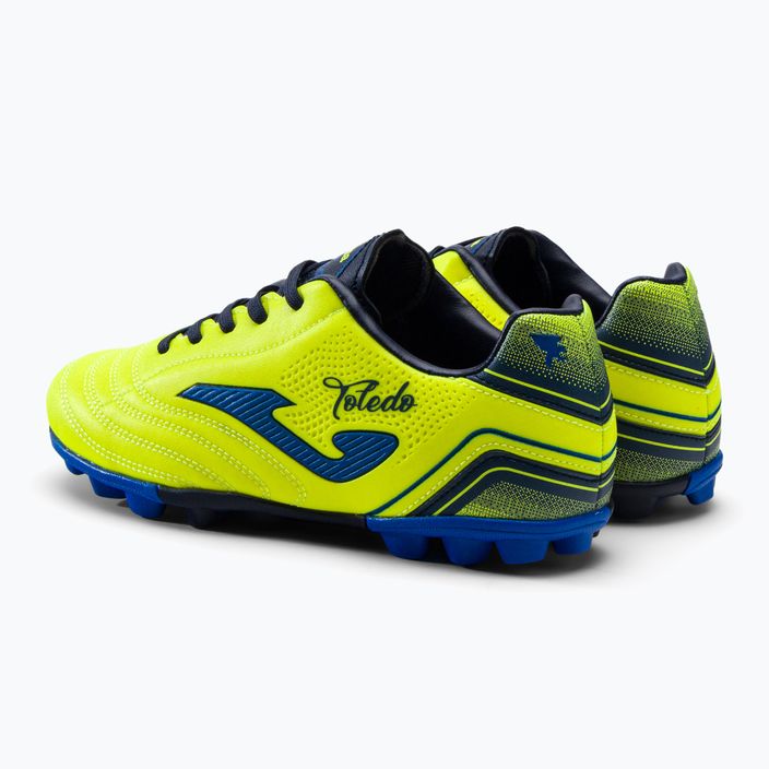 Buty piłkarskie dziecięce Joma Toledo HG lemon fluor 5