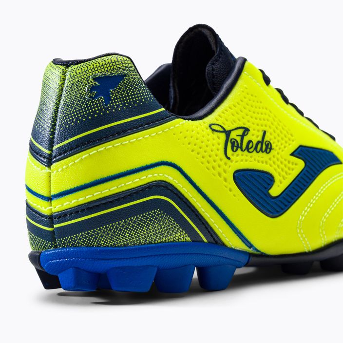 Buty piłkarskie dziecięce Joma Toledo HG lemon fluor 7