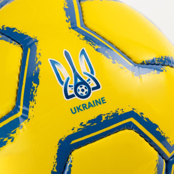 Piłka do piłki nożnej Joma Fed. Futbol Ukraina yellow/royal rozmiar 5 3