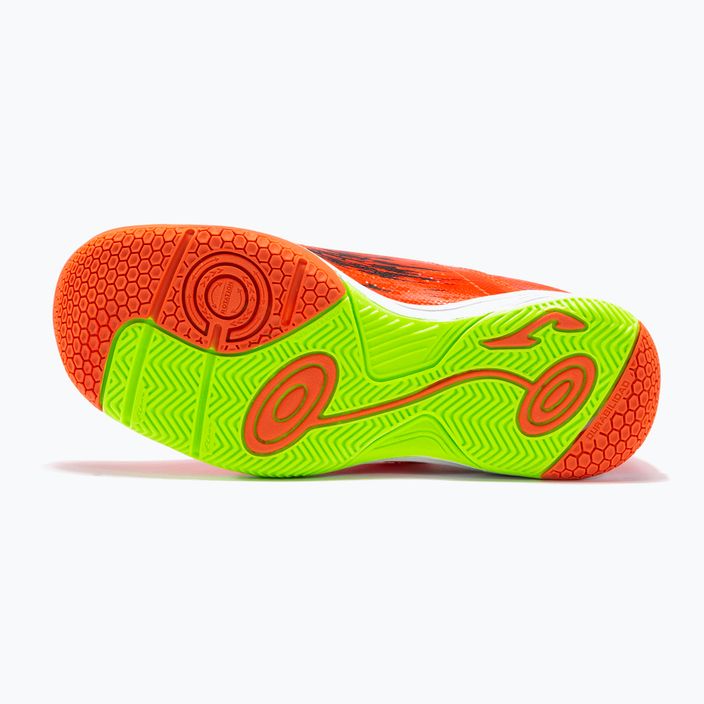 Buty piłkarskie dziecięce Joma Super Copa IN coral/green fluor 14