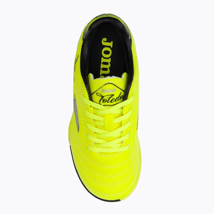 Buty piłkarskie dziecięce Joma Toledo TF lemon fluor/black 6