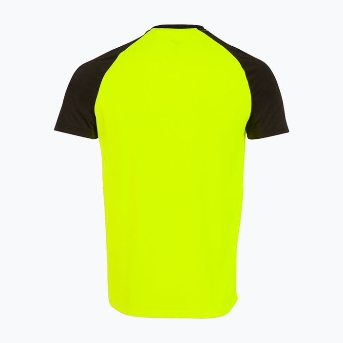 Koszulka do biegania męska Joma Elite X fluor yellow/black 2