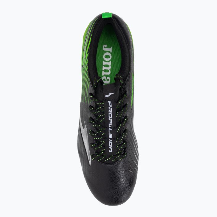 Buty piłkarskie męskie Joma Propulsion Cup FG black/green fluor 6