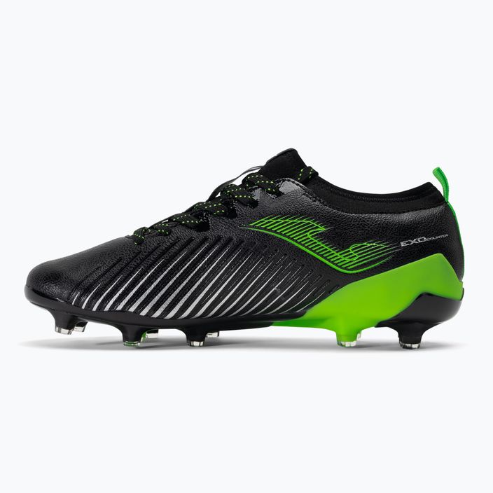 Buty piłkarskie męskie Joma Propulsion Cup FG black/green fluor 10
