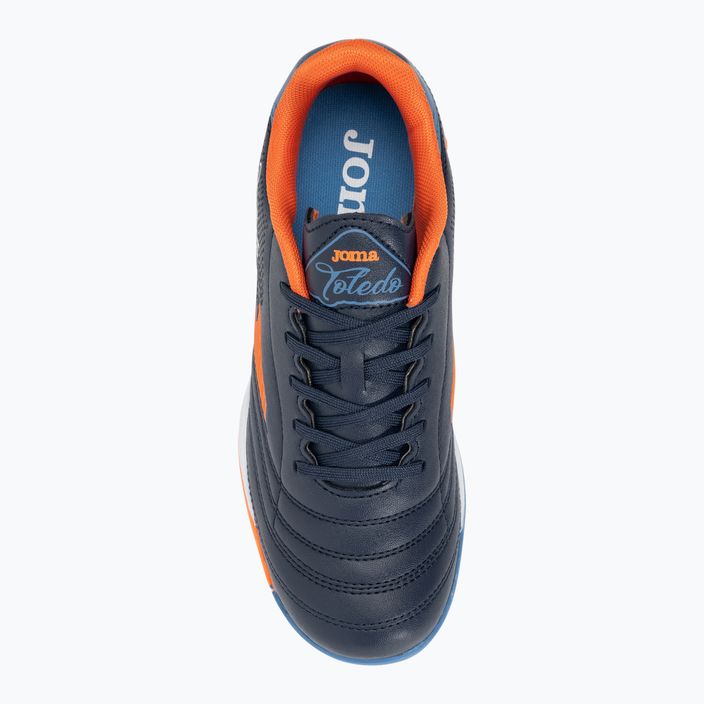 Buty piłkarskie dziecięce Joma Toledo Jr IN navy/orange 6