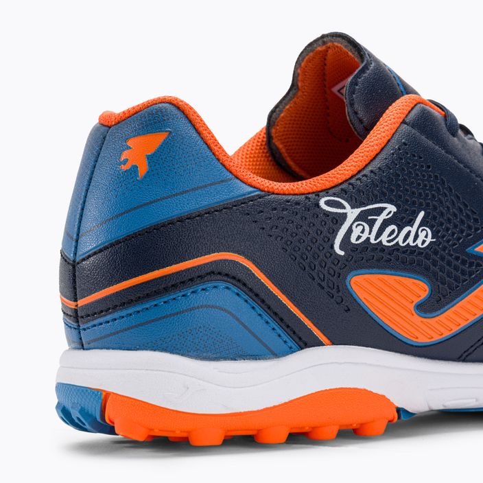 Buty piłkarskie dziecięce Joma Toledo Jr TF navy/orange 9