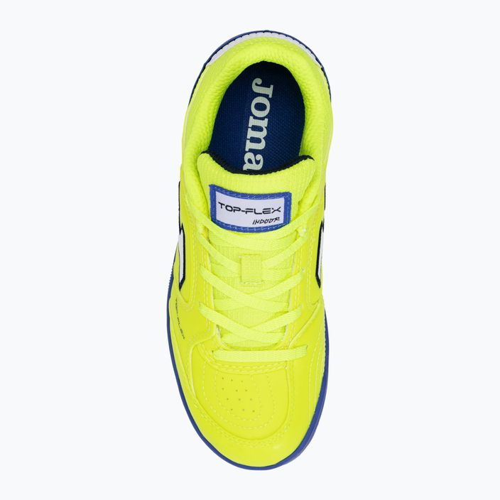 Buty piłkarskie dziecięce Joma Top Flex Jr IN lemon fluor 6
