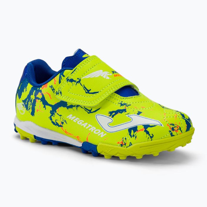 Buty piłkarskie dziecięce Joma Megatron Jr TF lemon fluor