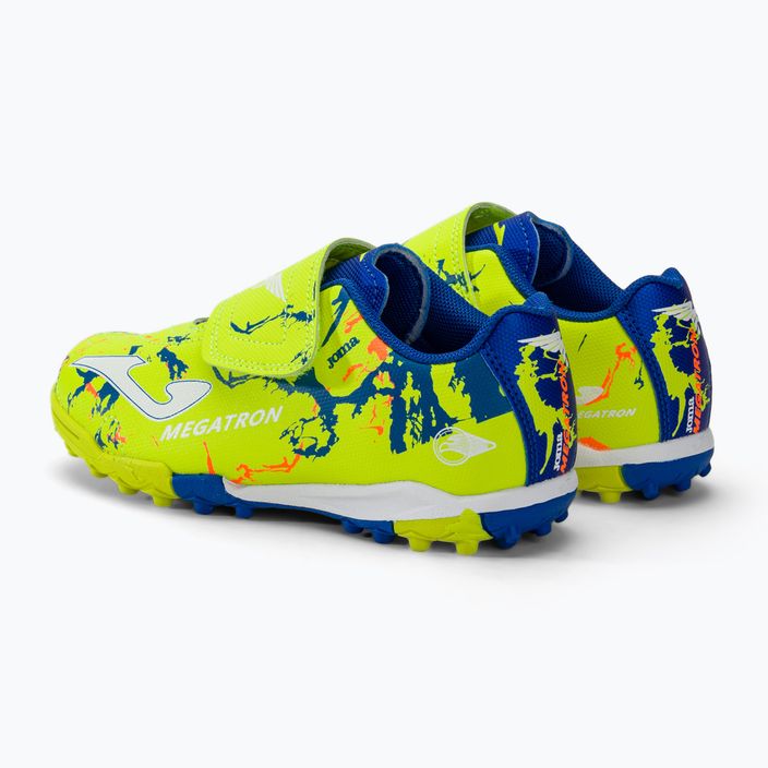 Buty piłkarskie dziecięce Joma Megatron Jr TF lemon fluor 3